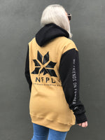 Ski/Snowboard Gold/Black Tall Snow Hoodie 5