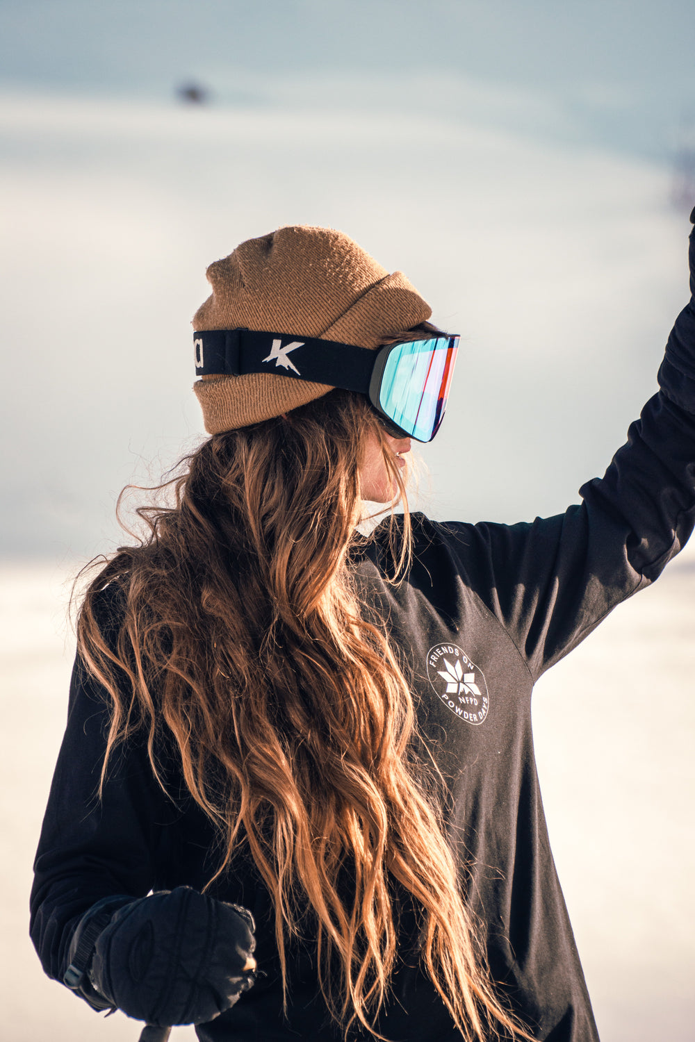Friends On Powder Days Long Sleeve-T - Unisex