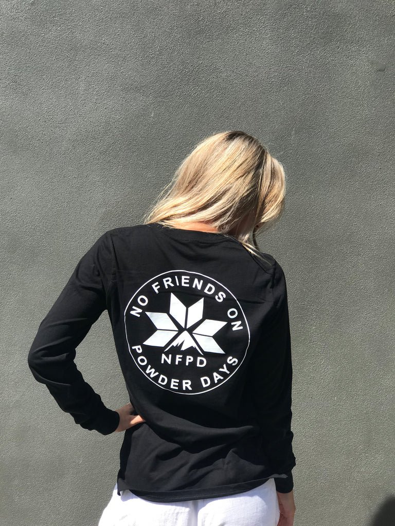 Black - NFPD CIRCLE - Organic Cotton Long Sleeve-T - Unisex