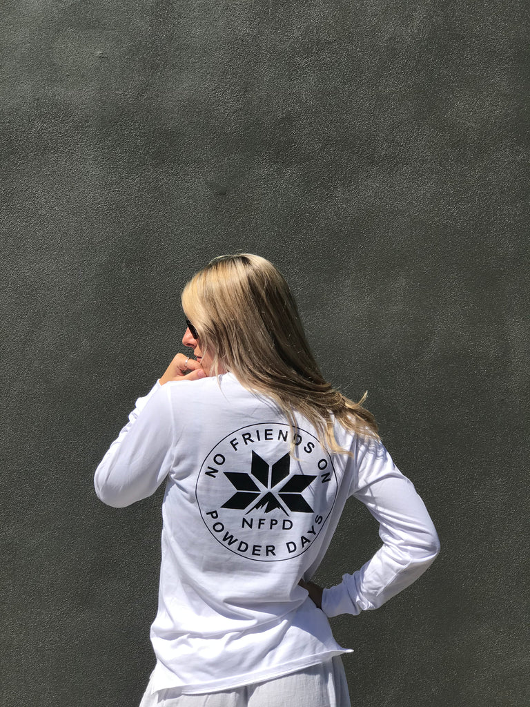 White - NFPD CIRCLE - Organic Cotton Long Sleeve-T - Unisex