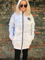 Chaqueta softshell para esquí/snowboard impermeable de 10 000 lb (talla grande), color blanco nieve y camuflaje - Unisex