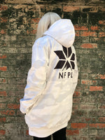 Chaqueta softshell para esquí/snowboard impermeable de 10 000 lb (talla grande), color blanco nieve y camuflaje - Unisex