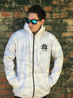 Chaqueta softshell para esquí/snowboard impermeable de 10 000 lb (talla grande), color blanco nieve y camuflaje - Unisex