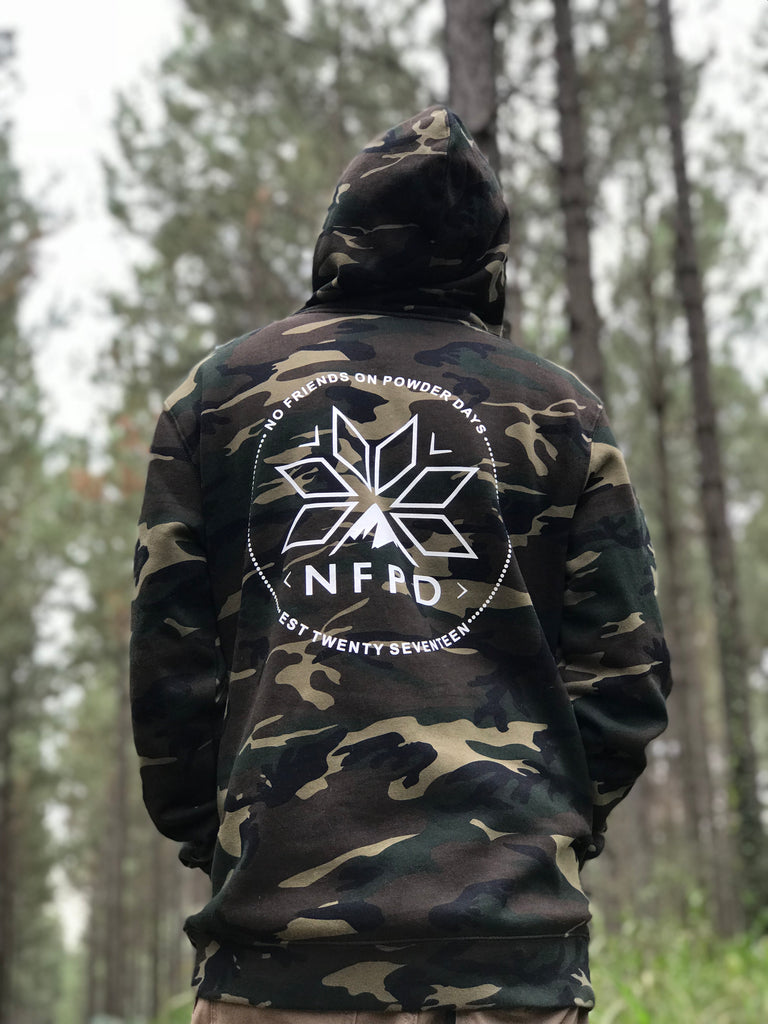 Sudadera con capucha Camo Snug para esquí y snowboard - Unisex