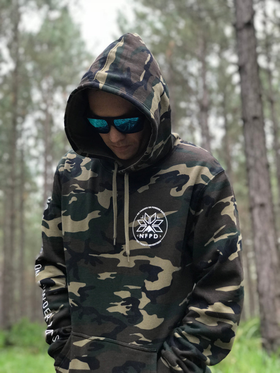 Sudadera con capucha Camo Snug para esquí y snowboard - Unisex