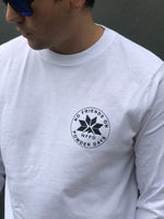 White - NFPD CIRCLE - Organic Cotton Long Sleeve-T - Unisex