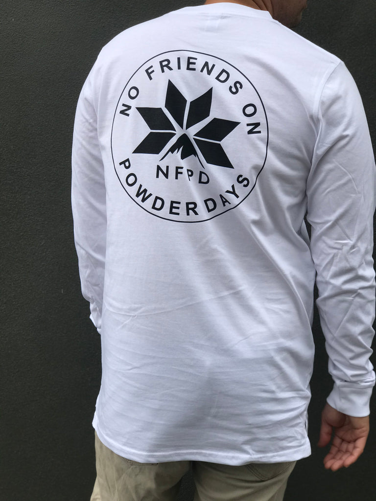 White - NFPD CIRCLE - Organic Cotton Long Sleeve-T - Unisex