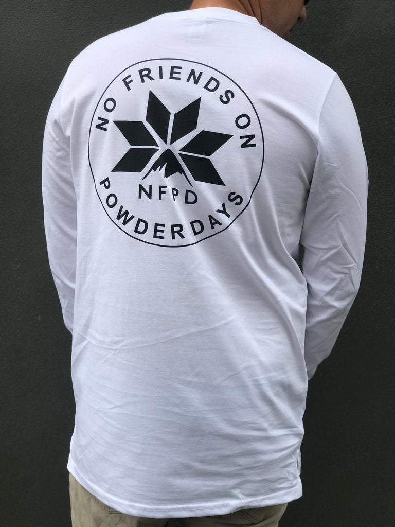 White - NFPD CIRCLE - Organic Cotton Long Sleeve-T - Unisex