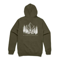 Ski Snowboard Pines Snug Snow Hoodie - Unisex