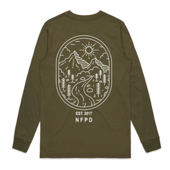 Camiseta de manga larga Rockies 100 % algodón - Unisex