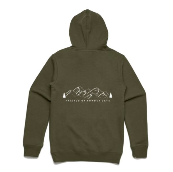 Ski/Snowboard Friends On Powder Days Snug Snow Hoodie - Unisex