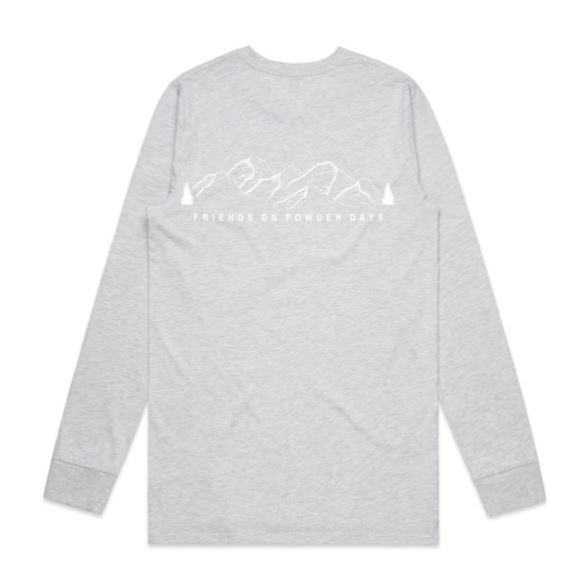 Friends On Powder Days Long Sleeve-T - Unisex