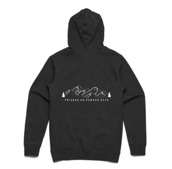 Ski/Snowboard Friends On Powder Days Snug Snow Hoodie - Unisex