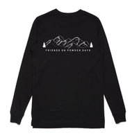 Camiseta de manga larga de algodón orgánico Friends On Powder Days - Unisex
