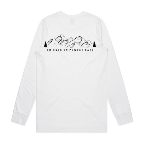 Friends On Powder Days Long Sleeve-T - Unisex