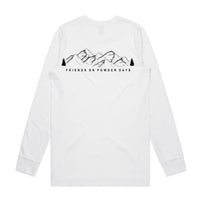 Camiseta de manga larga de algodón orgánico Friends On Powder Days - Unisex