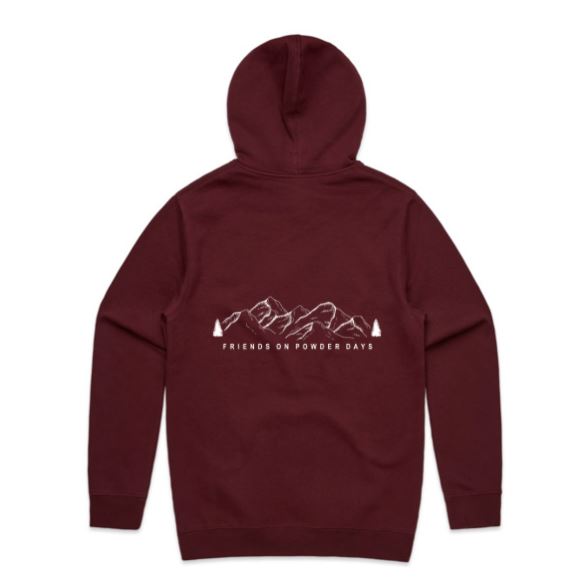 Ski/Snowboard Friends On Powder Days Snug Snow Hoodie - Unisex