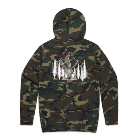 Sudadera con capucha para nieve, esquí y snowboard Pines Camo Snug - Unisex