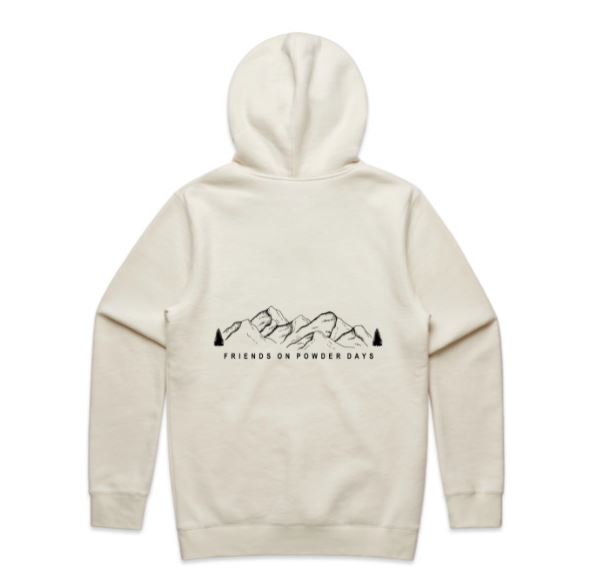 Sudadera con capucha para la nieve "Friends On Powder Days" (Amigos del esquí y el snowboard) - Unisex