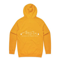 Sudadera con capucha de media capa para nieve "Friends On Powder Days" para esquiadores y snowboarders - Unisex