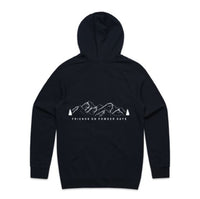 Sudadera con capucha de media capa para nieve "Friends On Powder Days" para esquiadores y snowboarders - Unisex