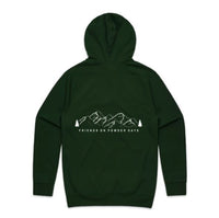 Sudadera con capucha de media capa para nieve "Friends On Powder Days" para esquiadores y snowboarders - Unisex