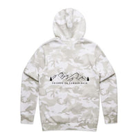 Friends On Powder Days カモフラージュ スキー/スノーボード パーカー - ユニセックス