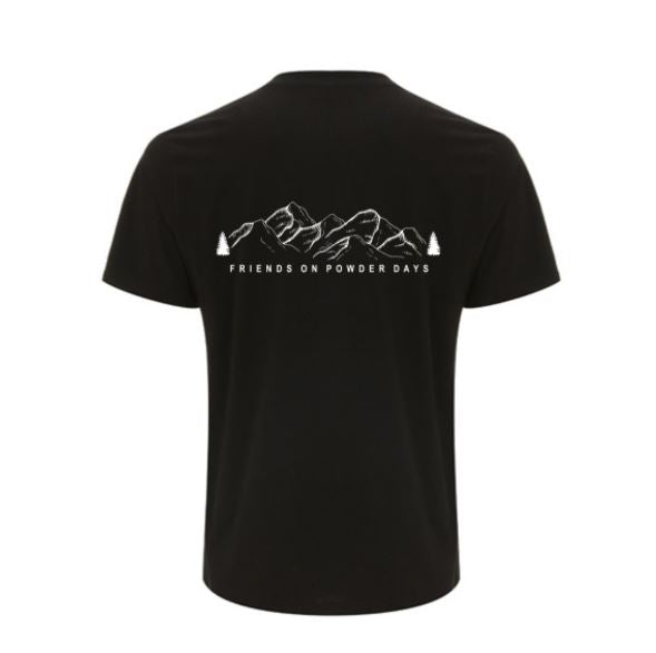 Friends On Powder Days Organic Cotton Tee - Unisex