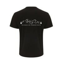 Camiseta unisex de algodón orgánico "Friends On Powder Days"