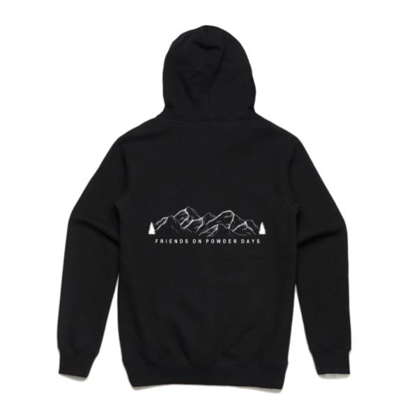 Ski/Snowboard Friends On Powder Days Snug Snow Hoodie - Unisex