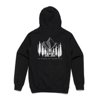 Ski Snowboard Pines Snug Snow Hoodie - Unisex