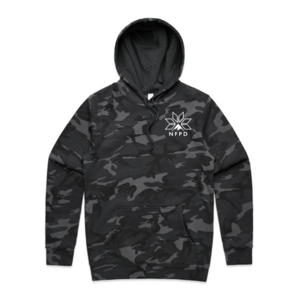 Ski/Snowboard Pines Camo Snug Snow Hoodie - Unisex