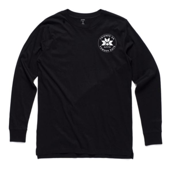 Friends On Powder Days Long Sleeve-T - Unisex