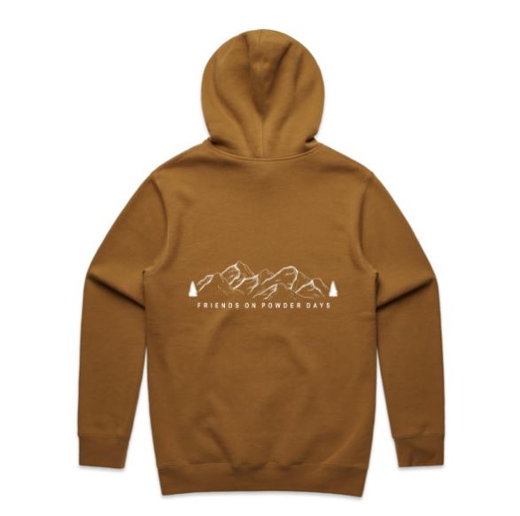 Ski/Snowboard Friends On Powder Days Snug Snow Hoodie - Unisex