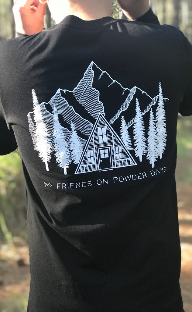 Camiseta de manga larga de algodón orgánico Black Pines - Unisex