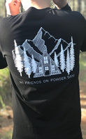 Camiseta de manga larga de algodón orgánico Black Pines - Unisex