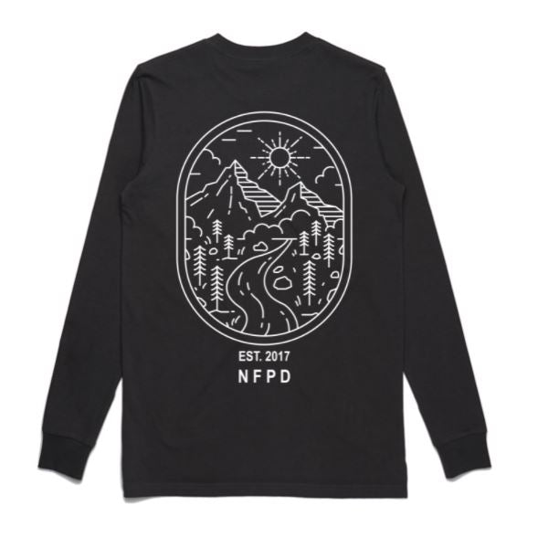 Camiseta de manga larga Rockies 100 % algodón - Unisex