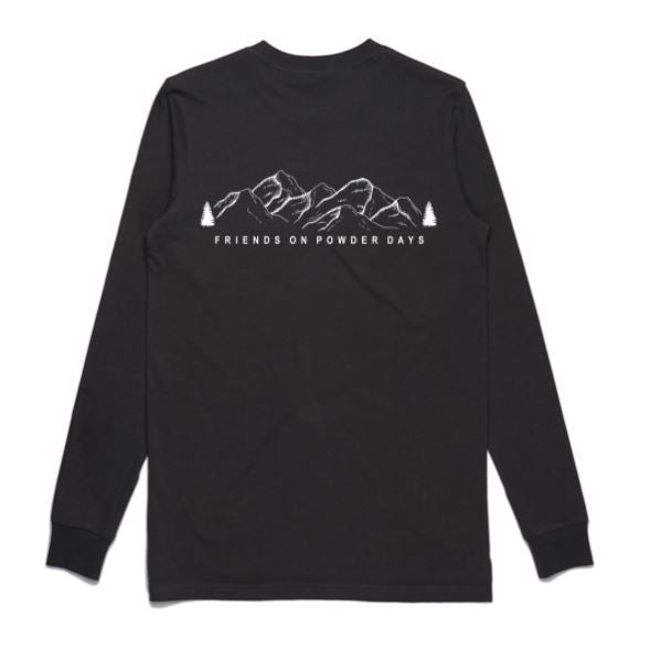 Friends On Powder Days Long Sleeve-T - Unisex