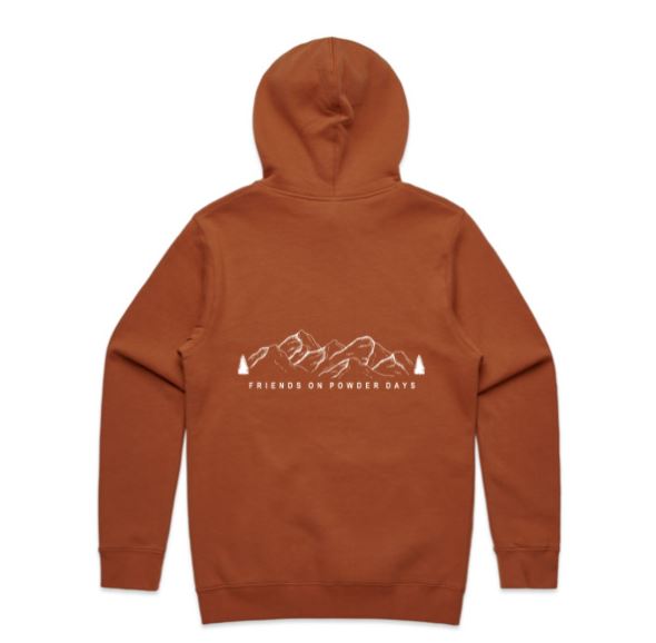 Ski/Snowboard Friends On Powder Days Snug Snow Hoodie - Unisex