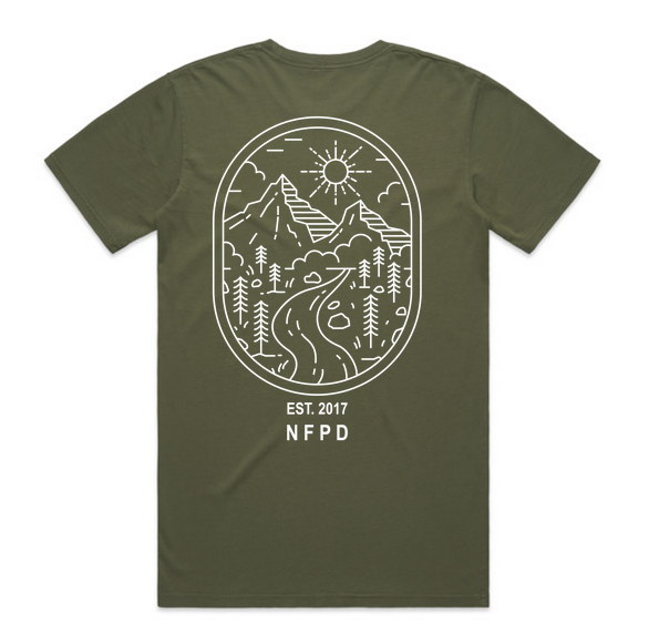 Camiseta Faded Rockies - Unisex