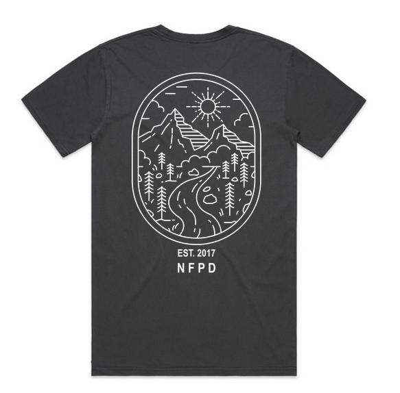 Camiseta Faded Rockies - Unisex