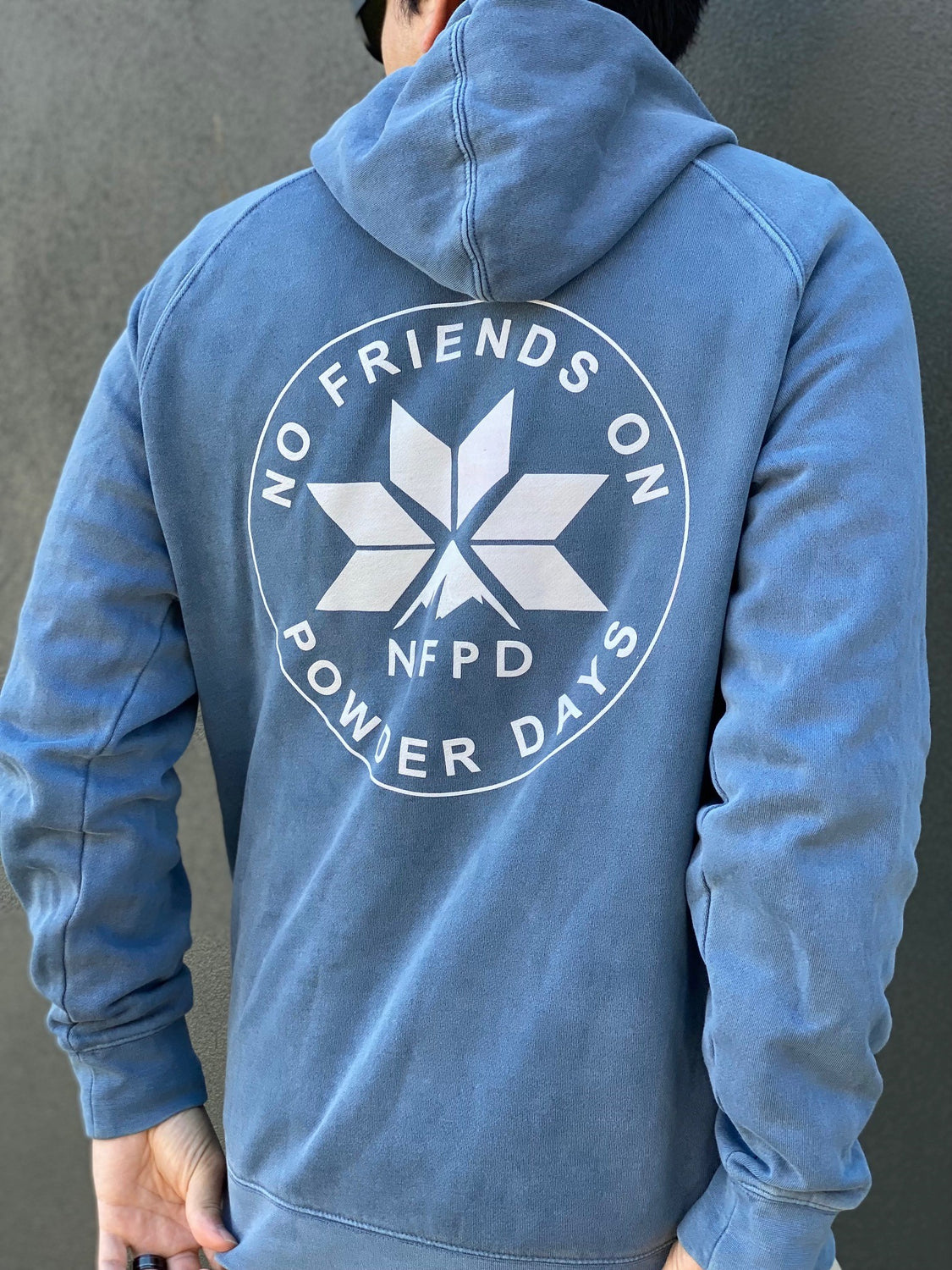 Ski/Snowboard Faded NFPD Circle Snug Snow Hoodie - Unisex