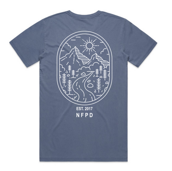 Camiseta Faded Rockies - Unisex