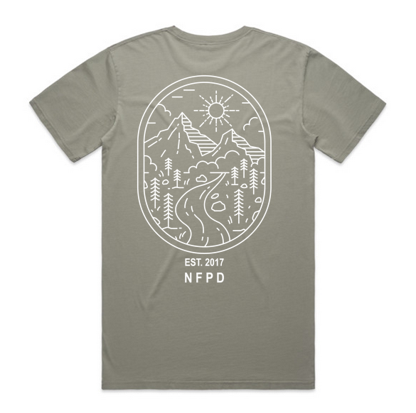 Camiseta Faded Rockies - Unisex