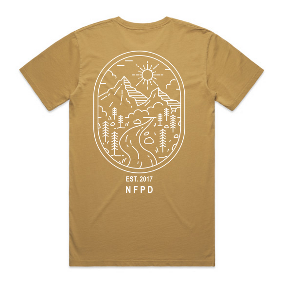 Camiseta Faded Rockies - Unisex