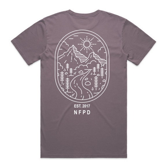Camiseta Faded Rockies - Unisex