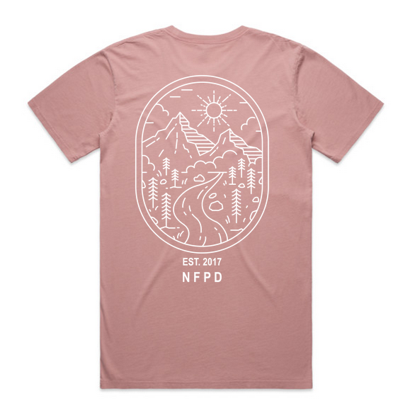 Camiseta Faded Rockies - Unisex