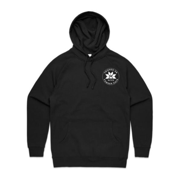 Ski/Snowboard Friends On Powder Days Mid Layer Snow Hoodie - Unisex