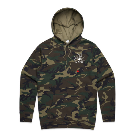 Ski/Snowboard Pines Camo Snug Snow Hoodie - Unisex