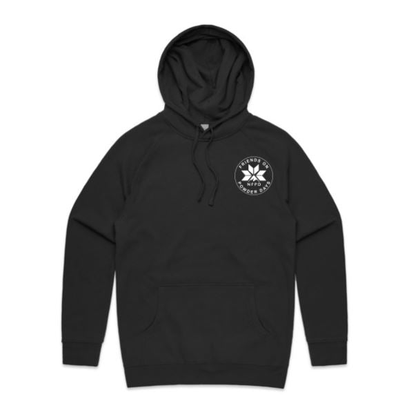 Ski/Snowboard Friends On Powder Days Mid Layer Snow Hoodie - Unisex